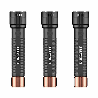 #ad Duracell 1000LM 4AAA LED Flashlight 3 pack $35.00