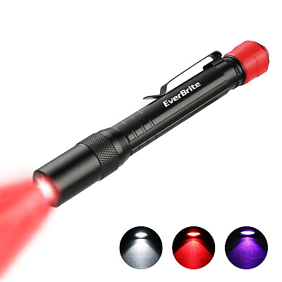 #ad Multi Function LED Pocket Pen Light 3 IN 1 LED Flashlight AAA Batteries Included $14.19
