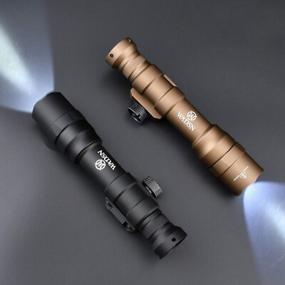 #ad WADSN M600 M600DF 1400Lumens Flashlight White LED Tactical Hunting Weapon Light $40.49