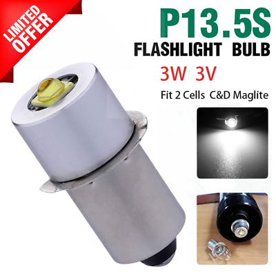 #ad Ultra Bright 6500K Maglite LED Upgraded Flashlight Bulb Replacement 2 Camp;D Cells $12.99