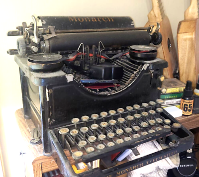 #ad MONARCH Antique Desktop Typewriter $199.99
