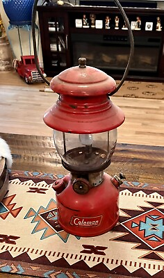 #ad old red colman lantern $55.00