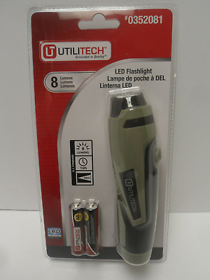 #ad Utilitech LED Flashlight #0352081 new $10.00