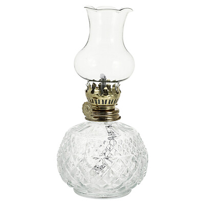 #ad #ad 1PC Retro Lamp Glass Kerosene Lamp Unique Lighting Oil Lantern Vintage Decor $15.97