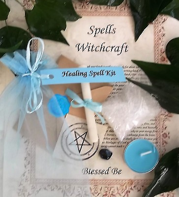 #ad Health and Healing Spell Kit Votive Candle and Bath Magic Wicca GBP 4.95