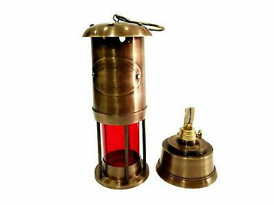 #ad Antique Vintage Style Brass Miner Lantern Oil Lantern Antique Nautical Handmade $55.82