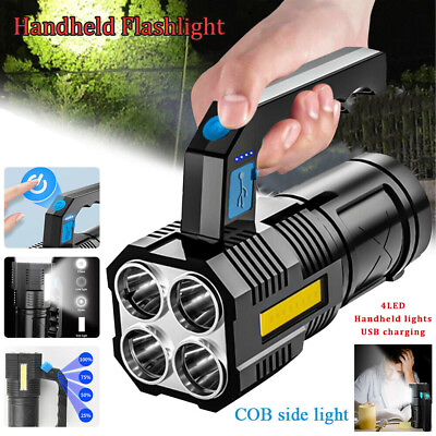 #ad #ad Super Bright 22000000LM LED Flashlight High Powered Torch USB Rechargeable Lamp $8.79