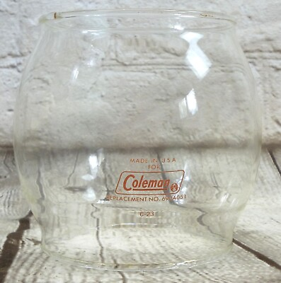 #ad Coleman 200A Lantern Globe 1950 to 1983 690A051 USA Replacement Vintage Camping $39.00