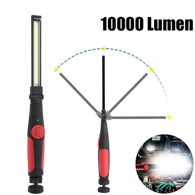#ad COB LED Magnetic Work Light Rechargeable Inspection Torch Lamp Flexible Cordless $14.49