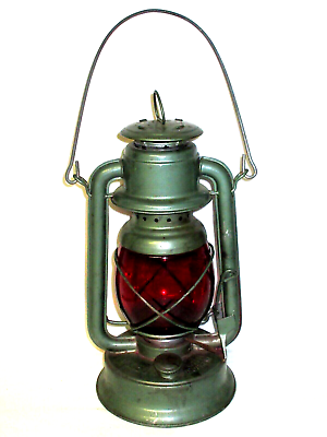 #ad #ad Embury Mfg No 150 Little Supreme Lantern Red Globe. $65.00