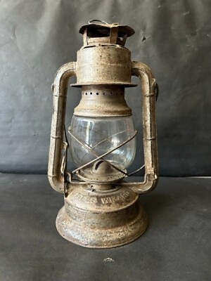#ad RARE OLD VINTAGE DIETZ LITTLE WIZARD N.Y US RUSTIC IRON KEROSENE LANTERN LAMP $155.00