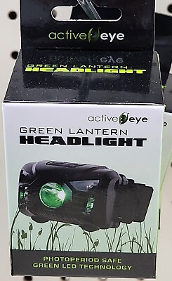#ad Hydrofarm Green Lantern Led Headlight New $16.95