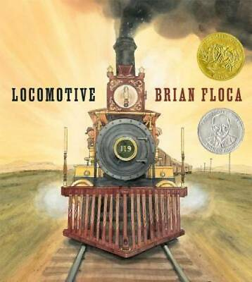#ad #ad Locomotive Caldecott Medal Book Hardcover By Floca Brian GOOD $4.30