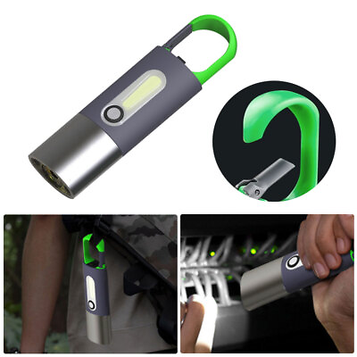 #ad Strong Flashlight Mini LED Flashlight Keychain Light Portable Rechargeable Lamp $5.35