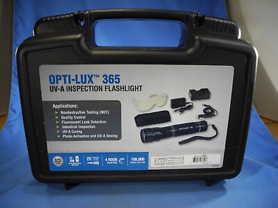 #ad Spectronics Corp. Opti Lux 365 UV A Inspection Flashlight Kit P N OLX 365 NEW $399.99