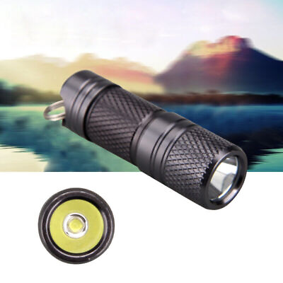 #ad Mini Pocket LED Flashlight USB Rechargeable Light Keychain Torch Small Lanterna $10.99