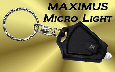 #ad MICRO LIGHT FLASHLIGHT KEYCHAIN LED Camping Torch Rave Promotional $2.95