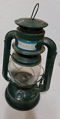 #ad ASR Outdoor Vintage Style Hanging Hurricane Camping Kerosene Oil Lantern Green $9.74