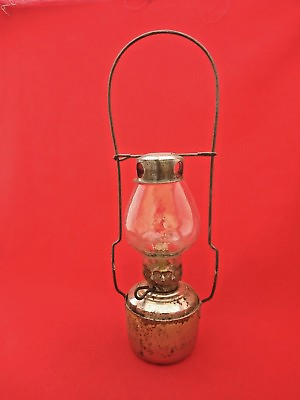 #ad Vintage Old Kerosene Lanterns Oil Lamp Old Made In India Collectible L2 $52.17