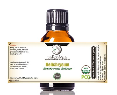 #ad Helichrysum Essential Oil Organic USDA certified $29.60