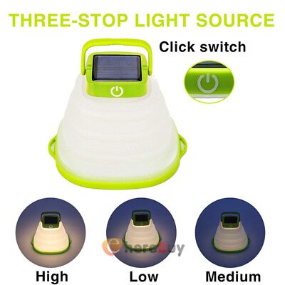 #ad Solar Rechargeable LED Flashlight Power Camping Tent Light Torch Lantern Lamp US $15.67
