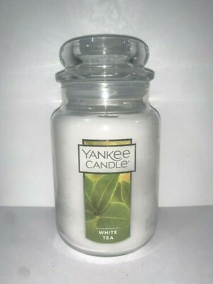 #ad ☆☆WHITE TEA☆☆ LARGE YANKEE CANDLE JAR 22OZ. ☆☆FREE SHIPPING☆☆GREAT TEA SCENT $30.99