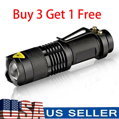 #ad LED Tactical Flashlights Military Grade Torch Small Super Bright Handheld Lights $4.66