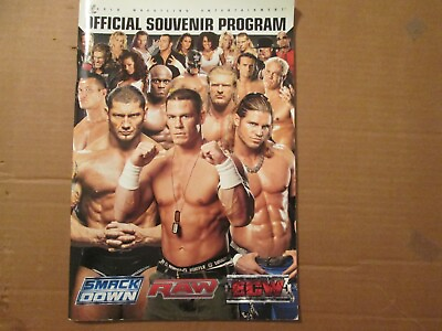 #ad WWE Official Souvenir Program EX condition $26.25