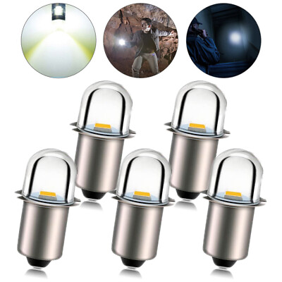 #ad LED Flashlight Bulb 18V P13.5S White LED Bulbs For MILWAUKEE M18 V18 Worklight $9.96
