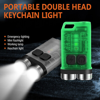 #ad #ad Mini LED Flashlight 900 Lumens Keychain Pocket Lamp Magnetic Portable Torch US $15.80