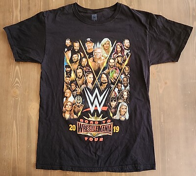 #ad 2019 Road To Wrestlemania WWE Tour Shirt quot;I Was Therequot; T Shirt Mens Medium $14.99