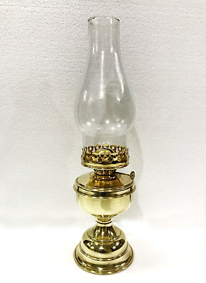 #ad 15quot; Hurricane Oil Lantern Shiny Gold Brass Vintage Style Lamp Home Decorative $59.50