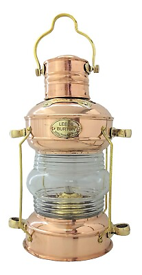 #ad #ad Ship Lamp Copper amp; Brass Oil Lantern Nautical Collectible Maritime Decorative $89.78