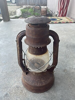 #ad Vtg 50s 60s Dietz Kerosene Lantern Antique No. 8 Air Pilot Original NY $79.96