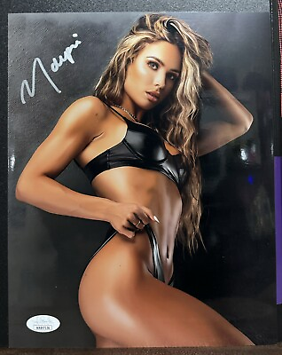 #ad Maxxine Dupri Signed Metallic 8x10 Autograph WWE RAW Smackdown JSA COA Certified $39.95