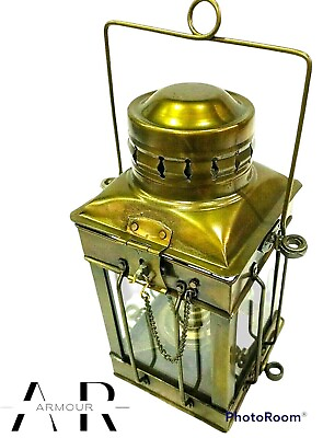 #ad #ad Antique Replica Marine Anchor Decorative Oil Lamp Nautical Ship Lantern Gift $81.00