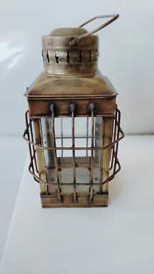 #ad Oil Lantern Antique Nautical Handmade Vintage Reproduction Lantern Marine Decor $88.00