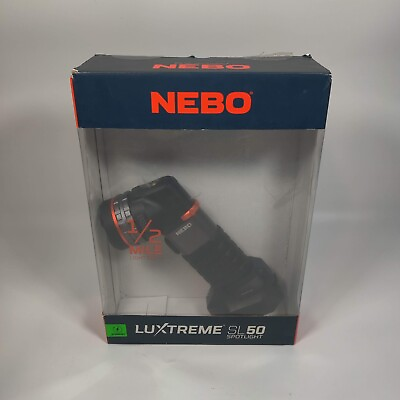 #ad Nebo Flashlight Luxtreme SL50 Spotlight Rechargeable with USB C Charging $59.99