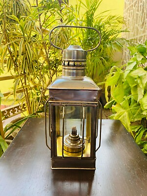 #ad #ad Nautical Antique Brass Oil Lantern Maritime Ship Oil Lantern Boat Light Lantern $104.89