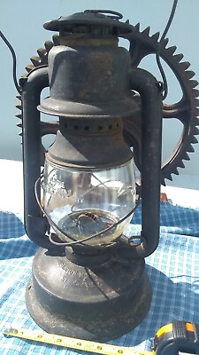 #ad Vintage Dietz Lantern No. 2 D Lite Loc Nob Globe Syracuse USA RDY to RESTORE $45.00