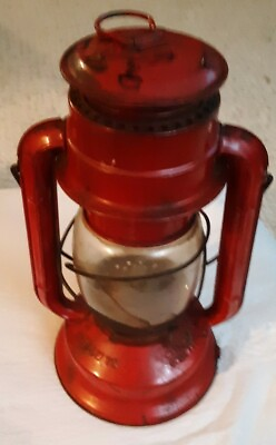 #ad Vintage Chalwyn Tropic #2 red battery lantern 10” $31.99