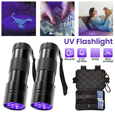 #ad Zoom 395nm UV Light Blacklight Tactical LED Flashlight AAA Battery Lamp Torch $14.99