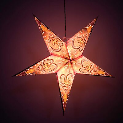 #ad Indian Decorative Paper Lantern Star Lamp Light Multicolor Christmas Party Decor $13.64