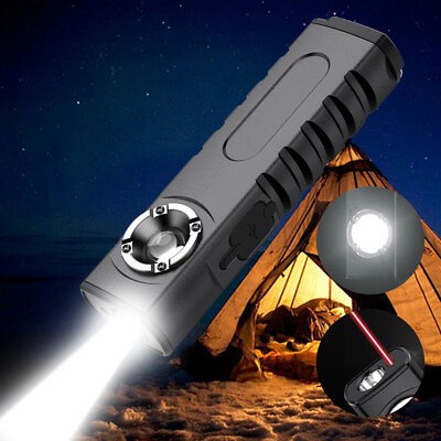 #ad #ad Super Bright LED Rechargeable Work Light Magnetic Flashlight Torch Camping Lamp $19.96
