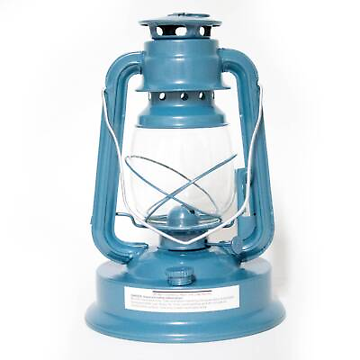 #ad Rayo Royal Kerosene Lantern Indoor Outdoor Lamp 11 in Powder Coated Steel Blue $22.98