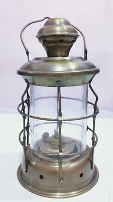 #ad Antique Anchor Ship Lantern Nautical Maritime Boat Oil Lamp Light Vintage Decor $76.89