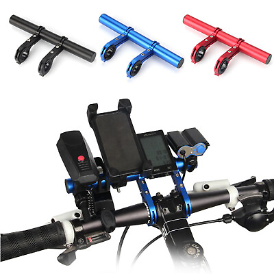 #ad Bike Flashlight Holder Handlebar Bicycle Handle Bar MTB lengthen Mount Bracket $8.42