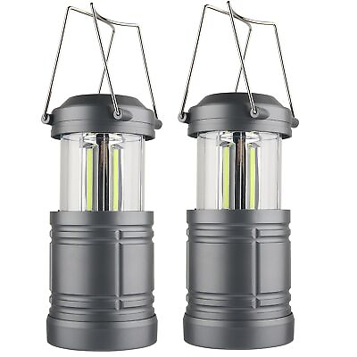 #ad LED Camping Lantern Battery Powered Collapsible Hanging Emergency Lantern for... $22.32