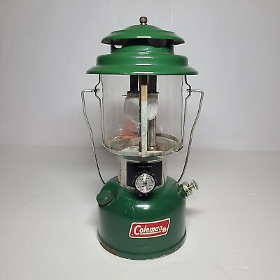 #ad Vintage Coleman 220J Dual Mantle Gas Lantern Has Not Been Tested $39.95