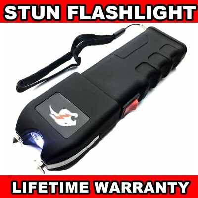 #ad Tactical Stun Gun 999MV Rechargeable Law Enforcement LED Flashlight Self Defense $14.20